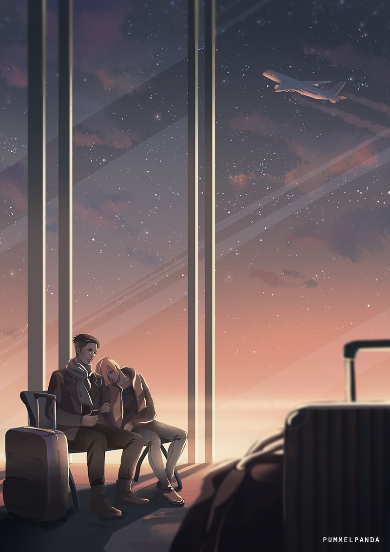 pummelpanda: My submission for To Worlds Unknown, an Otayuri zine. Thanks to Med