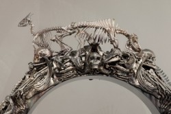 asylum-art:Skeleton Sculptures by John BreedJohn Breed is a Dutch modern artist born in 1969. Having traveled extensively around the world, he was able to acquire many techniques and expertise such as  calligraphy, graffiti or murals. His sculptural works