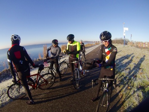the-windjammers:  That beautiful winter ride last Sunday morning. They don’t get much better than th