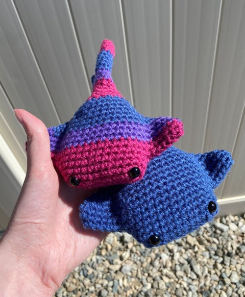 newlullabies:custom pride crochet amigurumi by SavStitchery