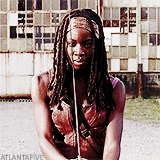 atlantafive:  ten days of the walking dead →  three characters [3/3]⤷ m i c h o n n ei was gone for a long time. but then andrea brought me back. your dad brought me back. you did.
