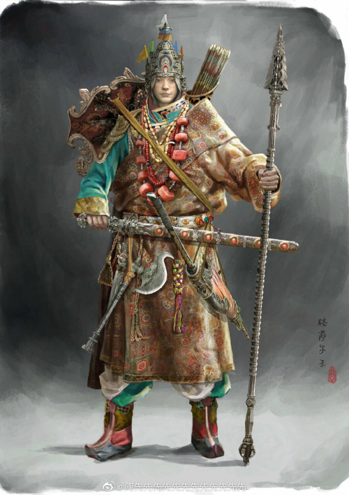 格萨尔王 tao xian https://www.artstation.com/artwork/mqQEAE