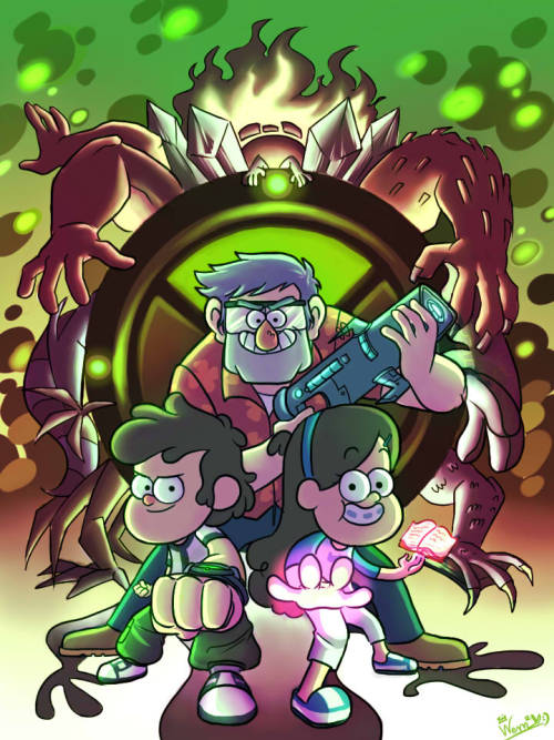 wern5838: One summer day when Dipper found an omnitrix. I think I see some similarities between Ben