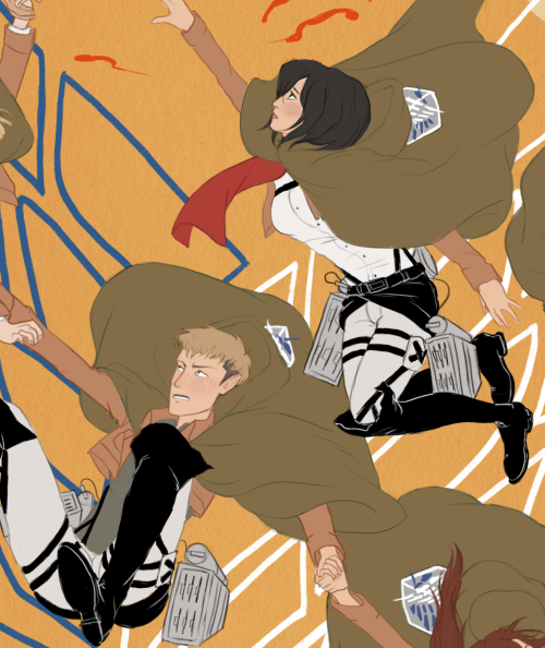 sydys: here’s my shingeki print that i’ll be selling this May at Anime North! Its very l