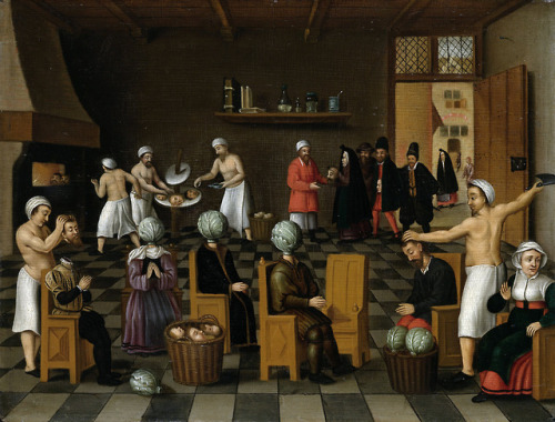 Cornelis van Dalem &amp; Jan van Wechelen - The Legend of the Baker of Eeklo (c. 1550).According to 