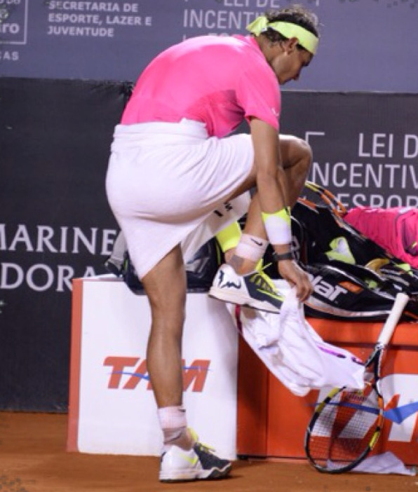 assofmydreams:  Nadal taking his ass teasing to whole new levels!