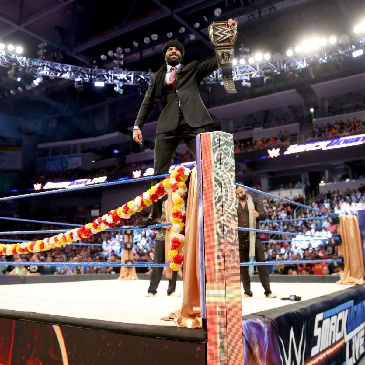 sassy-tripleh:  [ + Jinder Mahal &amp; his punjabi celebration ]