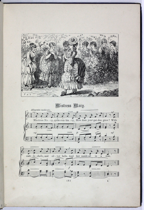 National Nursery Rhymes and Nursery SongsSet to original music by J W ElliottWith illustrations engr