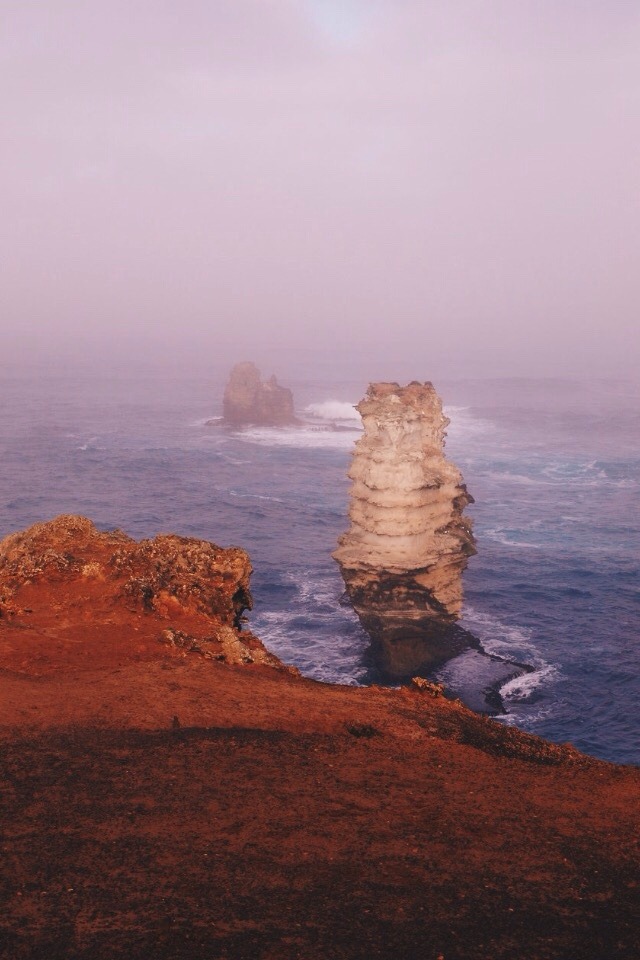 wolverxne:  { Foggy Bay of Islands, Great Ocean Road - Australia } 