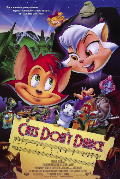 feathers-ruffled:  wannabeanimator:  Turner Animation’s Cats Don’t Dance was first released on March 26th, 1997. The film was initially announced in June 1993 as a production of Lost Boys, owned by Michael Jackson and David Kirshner. A combination