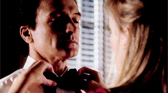 janel-moloney:  Josh & Donna + Josh looking at Donna aka ♥‿♥ 