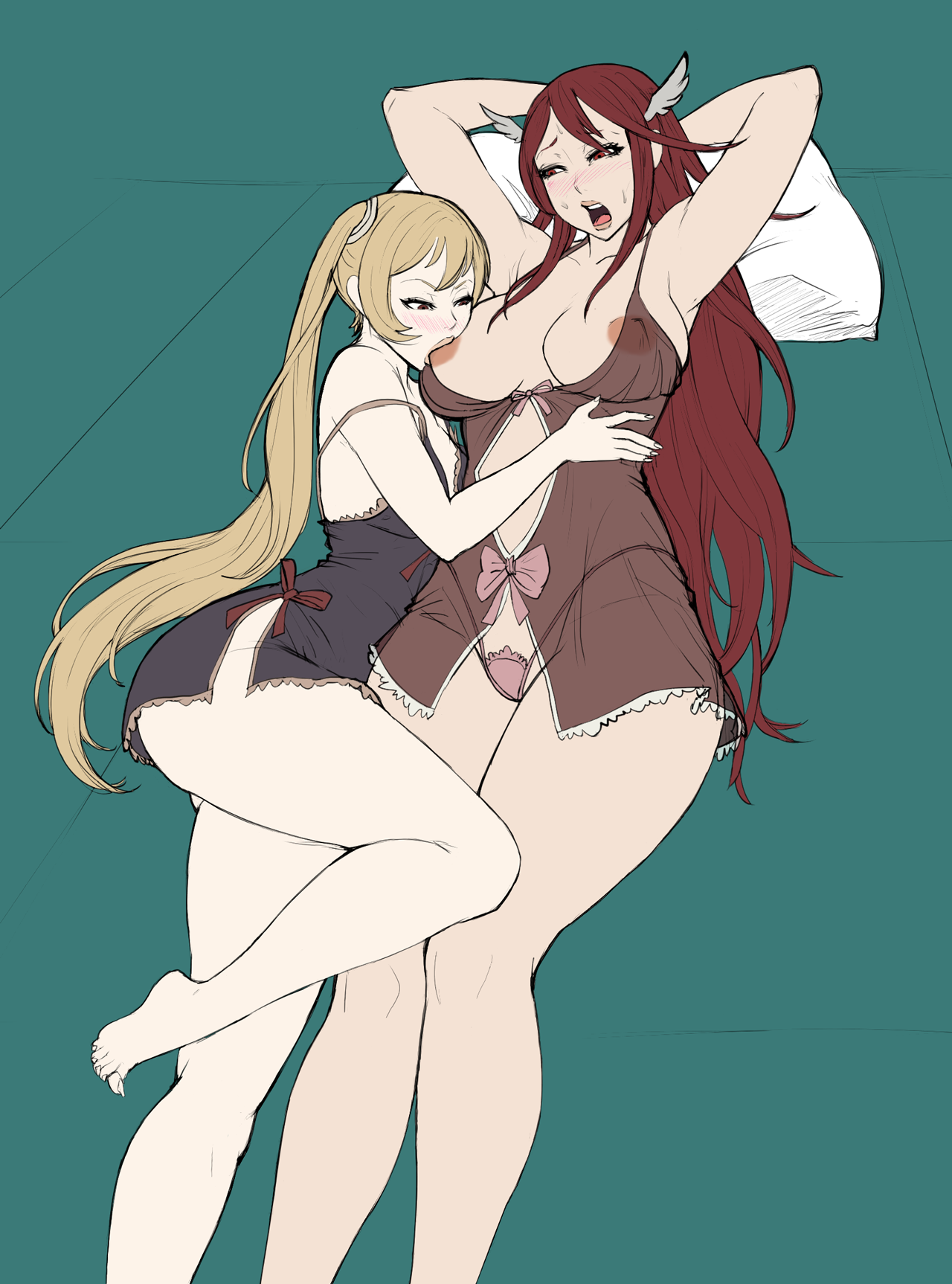 soubriquetrouge:Suggested Patreon coloring for February! Cordelia and Severa(very