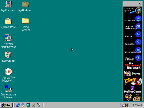 never-obsolete:  Windows 98 - First boot