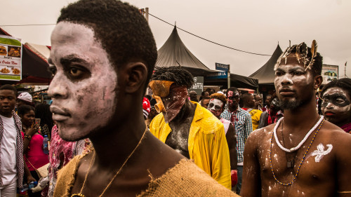 culturalphotodiaryafrica:Attukwei Clottey’s performancePractical Common SenseChale Wote 2016Sp