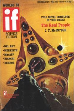 Scificovers:  If Vol 21 No 2, November-December 1971. Cover Art By Jack Gaughan