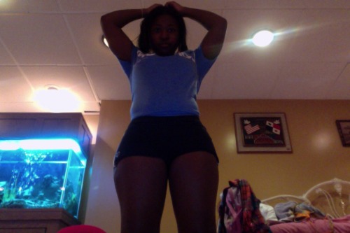 youwish-youcould:  I know that ass you got come with attitude in ya swag girl