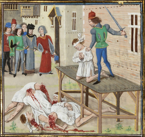 Execution of Olivier IV de Clisson by Loyset Liédet (1420-1479)