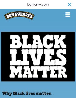 jehovahhthickness:  56blogsstillcrazy:  Ben &amp; Jerry’s out her preaching the good word  They’re my favorite ice cream brand so Ima keep supporting them. Idgaf if their ice cream is Ŭ