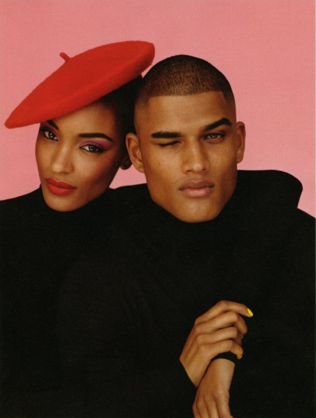 mariah-do-not-care-y:   i-D WINTER 2011 Grab A Friend… Jourdan Dunn and Rob Evans