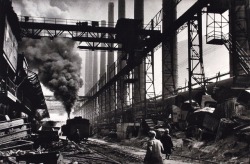 furtho: Marc Riboud’s photograph of a steel mill, Anshan, China, 1957 (via here)