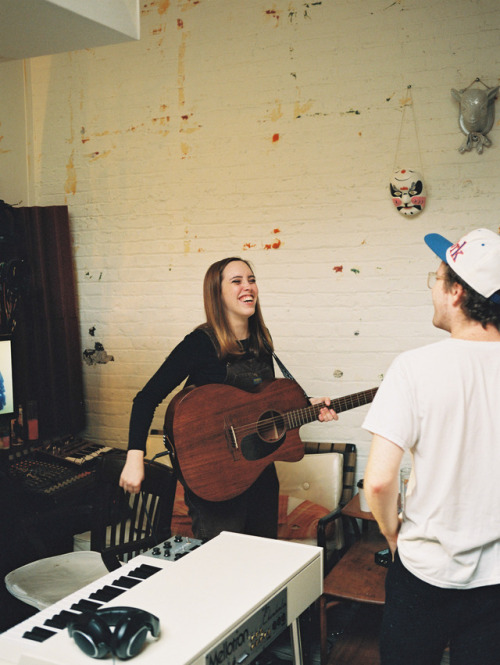 danieltopetephoto:In the Studio with Soccer Mommy recording her new album Clean 