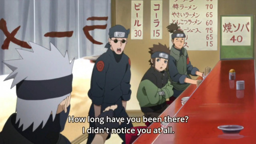 Okay, So Let Me Get This Straight... Kakashi Went To Ichiraku, Sat There Then Saw Everyone Having A Discussion