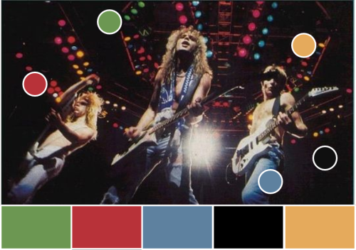 Hysteria + color palettes