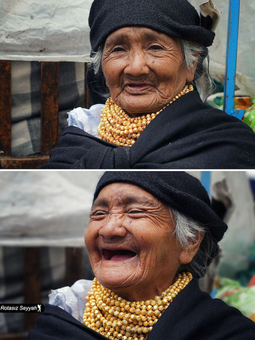 mymodernmet:  Photographer Captures the Sweet Reactions of Strangers After Telling Them They’re Beautiful 