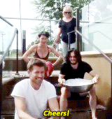 goldenfools:  Lena Headey, Kit Harington & Nikolaj Coster-Waldau doing the Ice Bucket Challenge [x] 