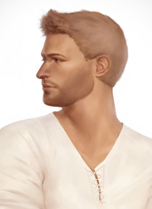 donc-desole:  hi-res x x Alistair in cream shirt (◡‿◡✿)