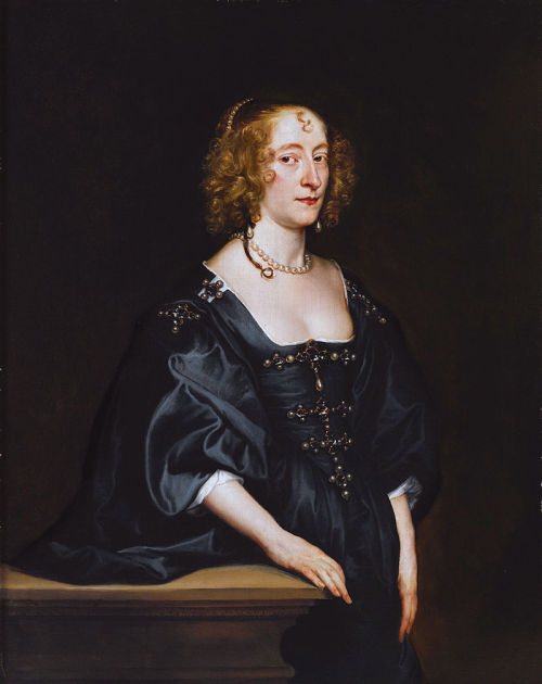 Frances Devereux, Countess of Hertford, and later Duchess of Somerset by Sir Anthony van Dyck, c. 16