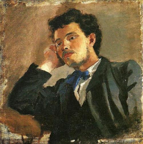 somanyhumanbeings:  Ernst Josephson, Portret van Jacob Hagg (c. 1874-1875)