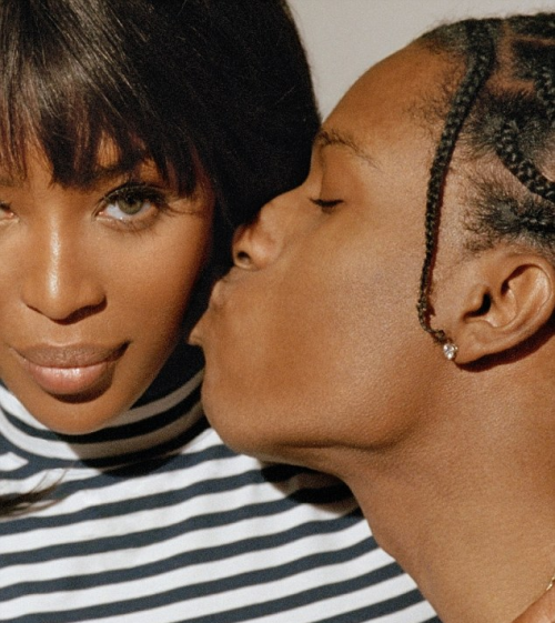 naomihitme:  Naomi Campbell and A$AP Rocky photographed by Brianna Capozzi for POP Magazine Spring/Summer 2016 