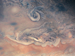 space-pics:Swirls and Colors on Jupiter from