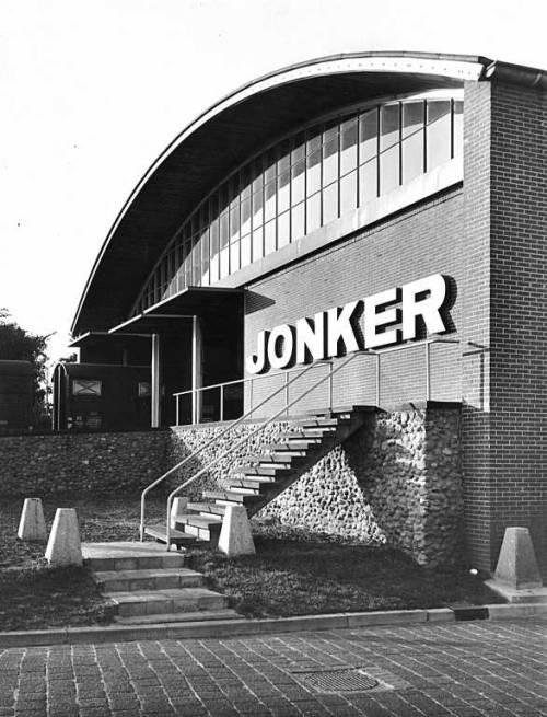 Warehouse and Canteen of the Company Jonker (1957-59) in Veendam, the Netherlands, by Marius Duintjer