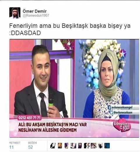 ALİ: Bu akşam Beşiktaş'ın...