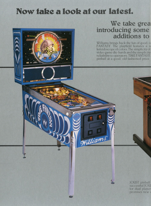 flyerfever:  Williams Electronics Video Games Catalog (1980-1983)