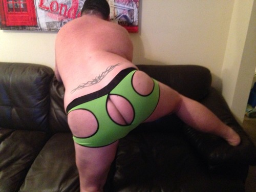 bearlust:  numberonechubby:  New Assless Undies,   Holes