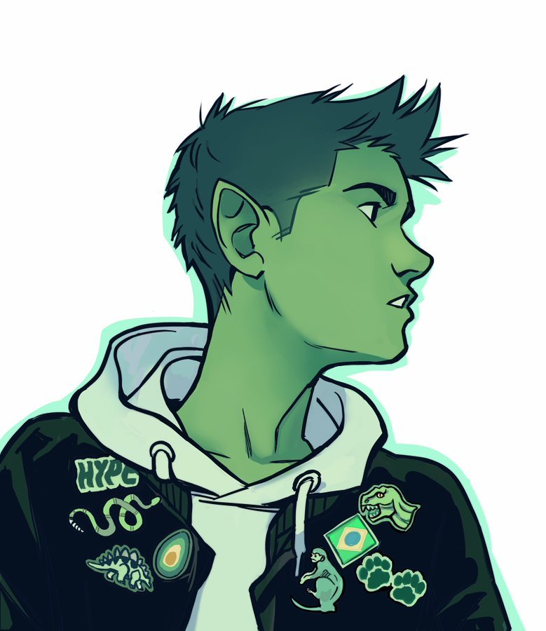 Nerd Skillz For Life — frogmanwritings: Beast Boy, by Gabriel Picolo on...