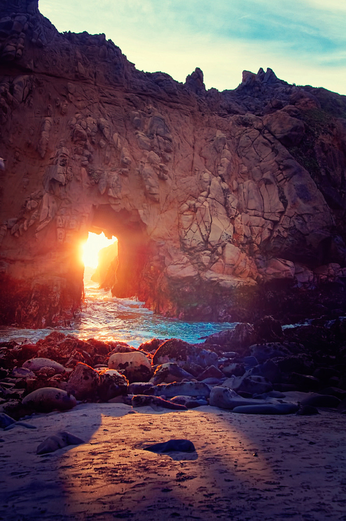 breathtakingdestinations:  Pfeiffer Beach - Big Sur - California - USA (von pixelmama)