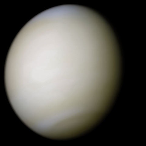 Venus imaged by Mariner 10, 1974