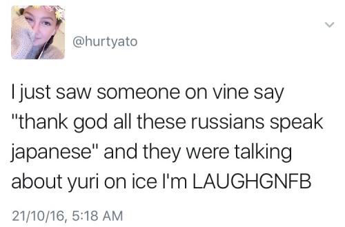 Sex k-eiji:my favourite yuri on ice tweets today pictures