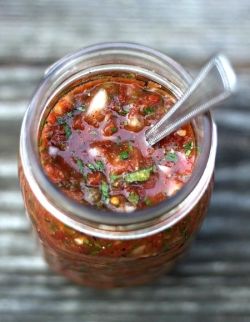 death-by-dior:  thedapperproject:  delicious-designs: rustic roasted tomato salsa  X 