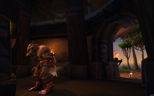 onceuponawarcraft:  Daily life in Broken Horn Village…