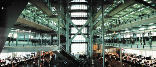 Hongkong & Shanghai Banking Corporation Headquarters. Designed by Sir Norman Foster 1979 - 1983,