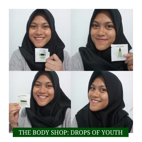 Yeayyy! NADHA IS BACK, TEMAN-TEMAN! Jadi, disini aku bakal ngereview salah satu produk terbaru dari The Body Shop. Ya benar, produk yang bakal aku review adalah The Body Shop : Drops of Youth! Jadi begini ceritanya, pas lagi scroll timeline twitter...