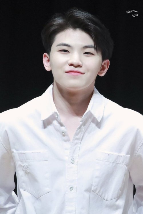 wooziupdates:©️woozi log | 180529 The Saem Fansign