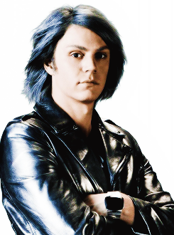 theironman:  Aaron Johnson as Quicksilver in The Avengers Age of Ultron. Evan Peters