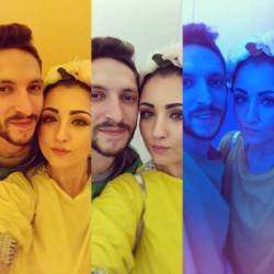 Three near enough identical selfies in different rooms of #colourscape  #selfie #me @conmayn #love #London  (at Colourscape Music Festival, Clapham Common)