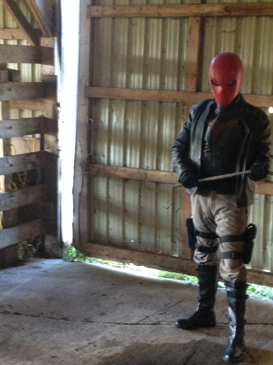 rockman89:  Evolution of the Jason Todd/Red Hood costume for the webseries. 